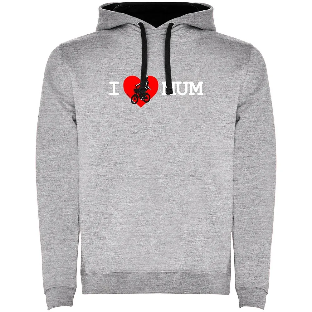Kruskis I Love Mum Two-colour Kapuzenpullover