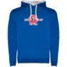 Royal blue / white