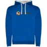 Royal blue / white