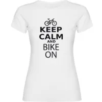 Kruskis Keep Calm And Bike On Kurzarm-t-shirt Kruskis Keep Calm And Bike On Kurzarm-t-shirt