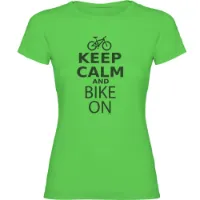 Kruskis Keep Calm And Bike On Kurzarm-t-shirt