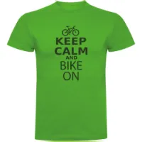 Kruskis Keep Calm And Bike On Kurzarm-t-shirt Kruskis Keep Calm And Bike On Kurzarm-t-shirt