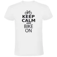 Kruskis Keep Calm And Bike On Kurzarm-t-shirt Kruskis Keep Calm And Bike On Kurzarm-t-shirt