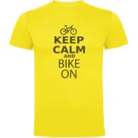 Kruskis Keep Calm And Bike On Kurzarm-t-shirt