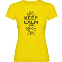 Kruskis Keep Calm And Bike On Kurzarm-t-shirt Kruskis Keep Calm And Bike On Kurzarm-t-shirt
