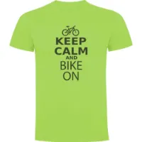 Kruskis Keep Calm And Bike On Kurzarm-t-shirt Kruskis Keep Calm And Bike On Kurzarm-t-shirt