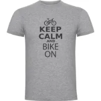 Kruskis Keep Calm And Bike On Kurzarm-t-shirt Kruskis Keep Calm And Bike On Kurzarm-t-shirt