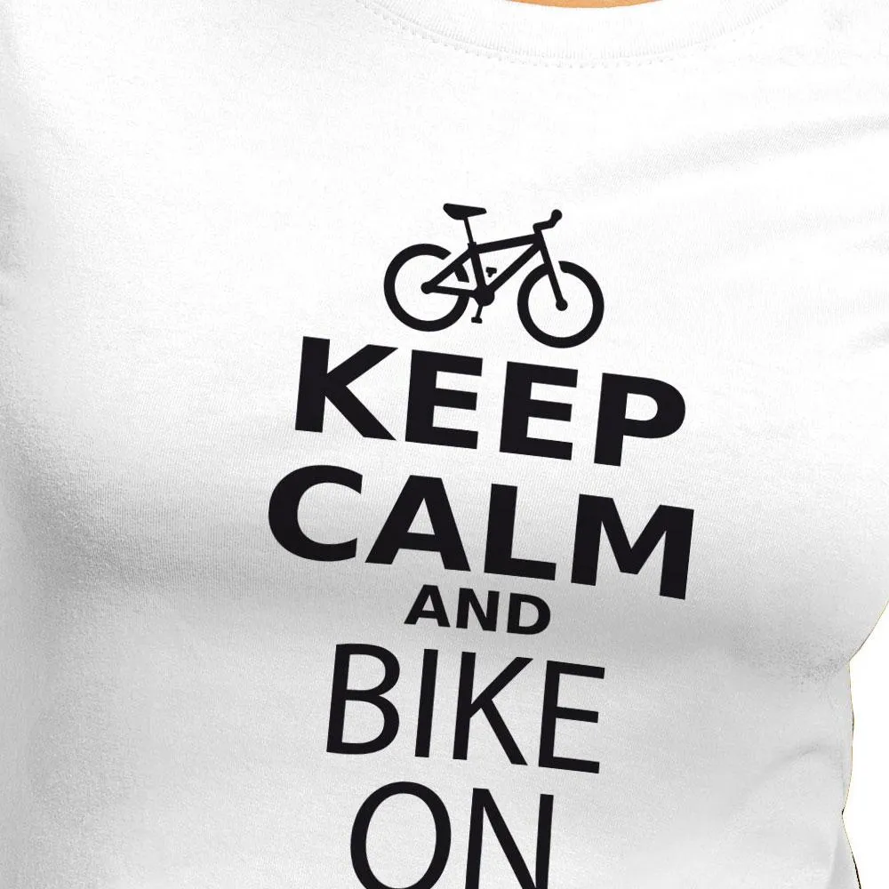Kruskis Keep Calm And Bike On Kurzarm-t-shirt Kruskis Keep Calm And Bike On Kurzarm-t-shirt