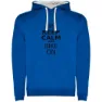 Kruskis Keep Calm And Bike On Two-colour Kapuzenpullover