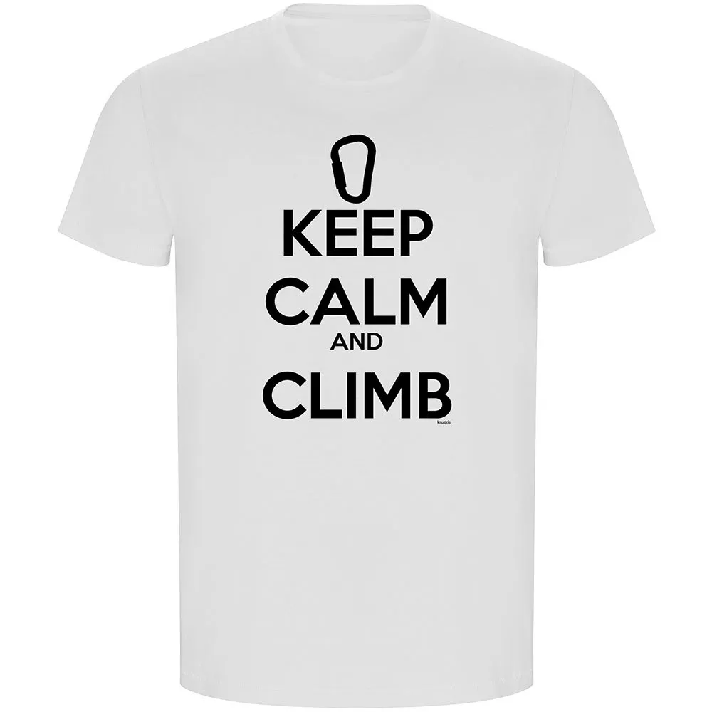 Kruskis Keep Calm And Climb Eco Kurzarm-t-shirt Kruskis Keep Calm And Climb Eco Kurzarm-t-shirt