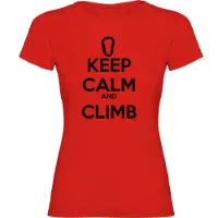 Kruskis Keep Calm And Climb Kurzarm-t-shirt Kruskis Keep Calm And Climb Kurzarm-t-shirt
