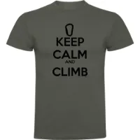 Kruskis Keep Calm And Climb Kurzarm-t-shirt Kruskis Keep Calm And Climb Kurzarm-t-shirt