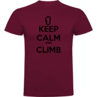 Kruskis Keep Calm And Climb Kurzarm-t-shirt Kruskis Keep Calm And Climb Kurzarm-t-shirt