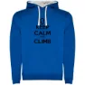 Royal blue / white