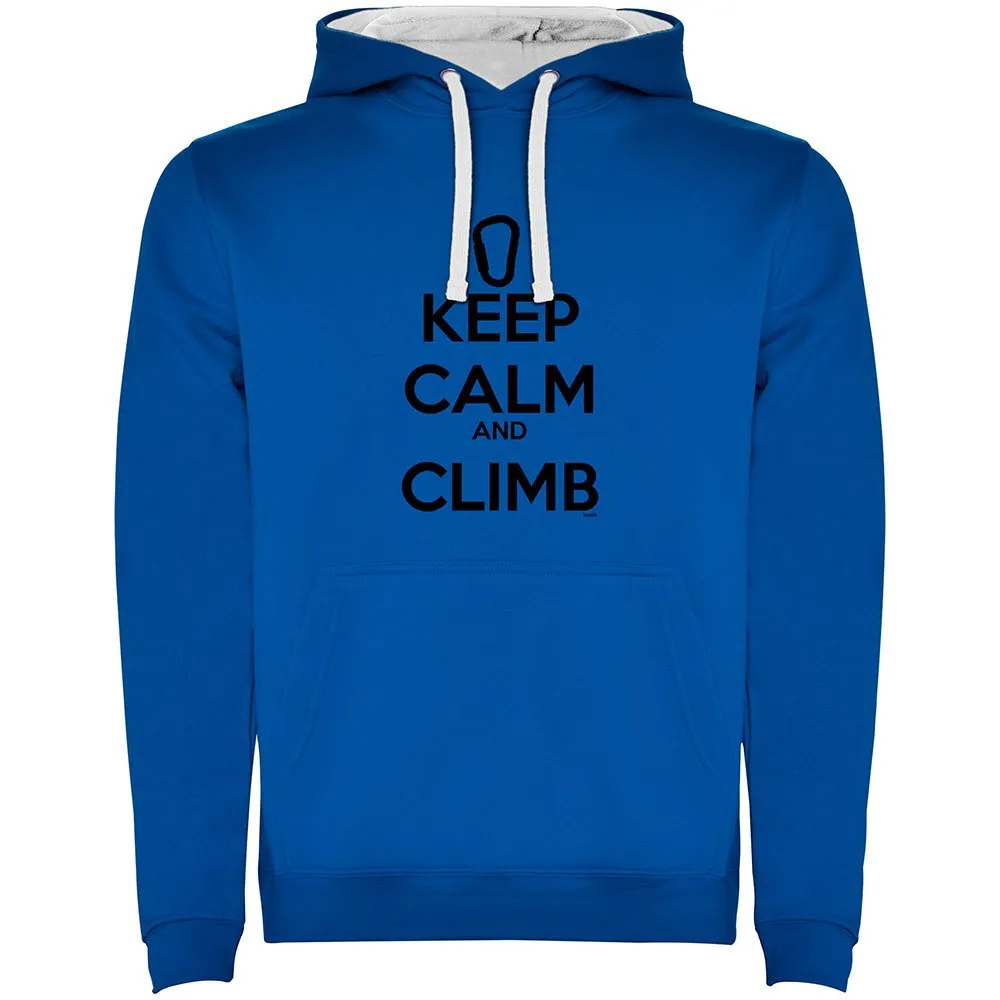 Kruskis Keep Calm And Climb Two-colour Kapuzenpullover Kruskis Keep Calm And Climb Two-colour Kapuzenpullover