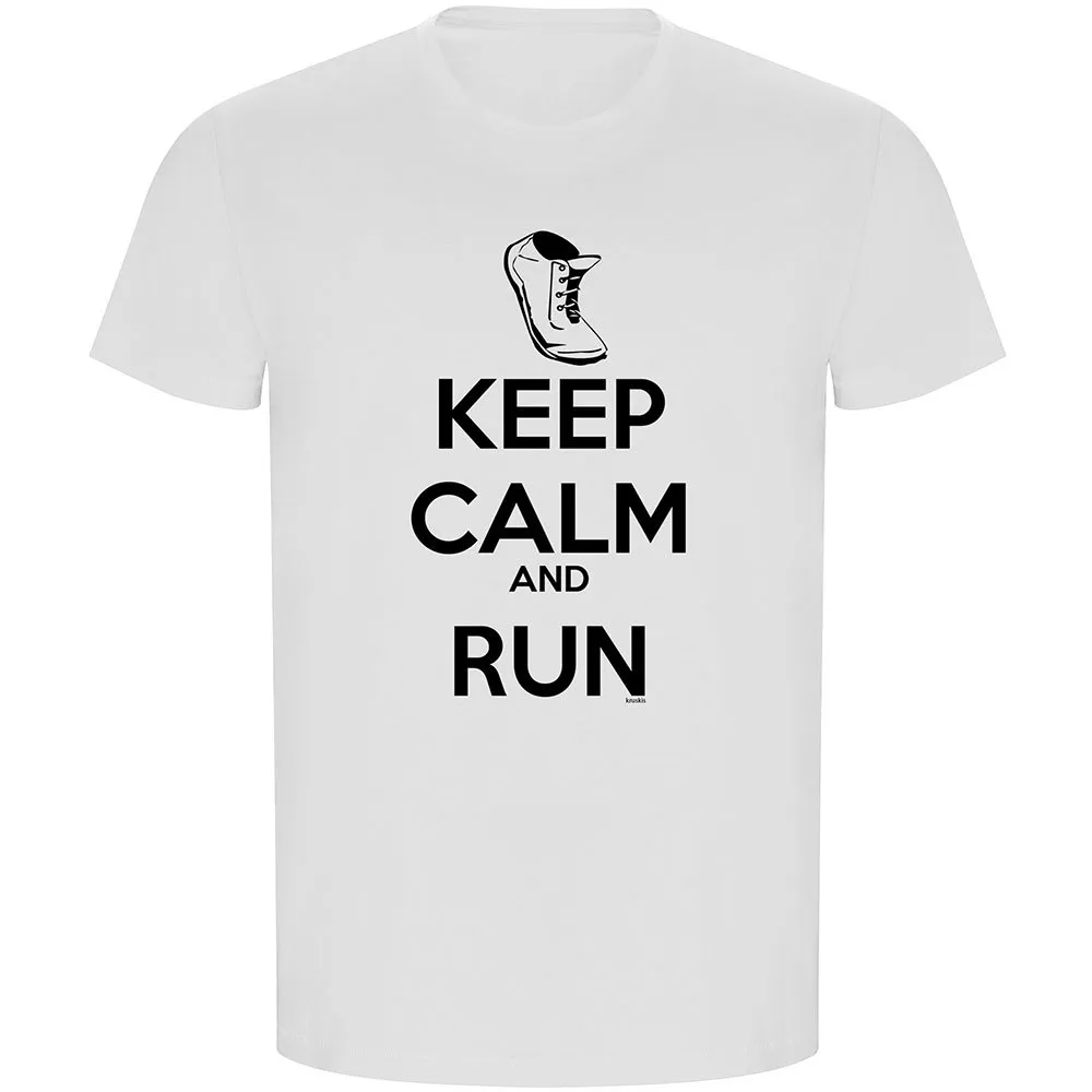 Kruskis Keep Calm And Run Eco Kurzarm-t-shirt male