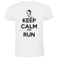 Kruskis Keep Calm And Run Kurzarm-t-shirt female