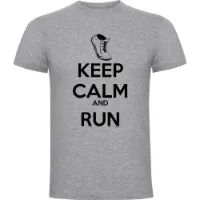 Kruskis Keep Calm And Run Kurzarm-t-shirt male