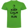 Kruskis Keep Calm And Run Kurzarm-t-shirt male