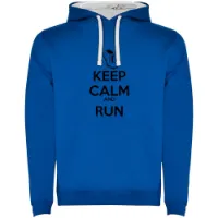 Kruskis Keep Calm And Run Two-colour Kapuzenpullover male Kruskis Keep Calm And Run Two-colour Kapuzenpullover male
