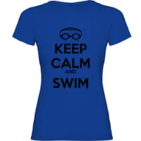 Kruskis Keep Calm And Swim Kurzarm-t-shirt male Kruskis Keep Calm And Swim Kurzarm-t-shirt male