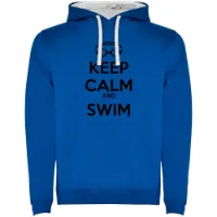 Kruskis Keep Calm And Swim Two-colour Kapuzenpullover Kruskis Keep Calm And Swim Two-colour Kapuzenpullover