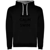 Kruskis Keep Calm And Swim Two-colour Kapuzenpullover Kruskis Keep Calm And Swim Two-colour Kapuzenpullover