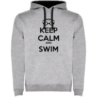 Kruskis Keep Calm And Swim Two-colour Kapuzenpullover male Kruskis Keep Calm And Swim Two-colour Kapuzenpullover male