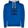 Kruskis Keep Calm And Swim Two-colour Kapuzenpullover