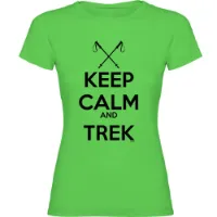 Kruskis Keep Calm And Trek Kurzarm-t-shirt