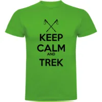 Kruskis Keep Calm And Trek Kurzarm-t-shirt Kruskis Keep Calm And Trek Kurzarm-t-shirt