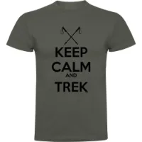 Kruskis Keep Calm And Trek Kurzarm-t-shirt Kruskis Keep Calm And Trek Kurzarm-t-shirt