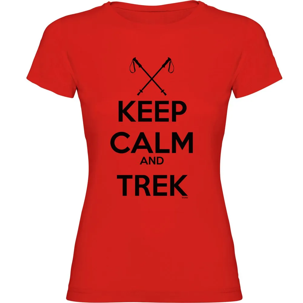 Kruskis Keep Calm And Trek Kurzarm-t-shirt