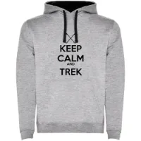 Kruskis Keep Calm And Trek Two-colour Kapuzenpullover Kruskis Keep Calm And Trek Two-colour Kapuzenpullover