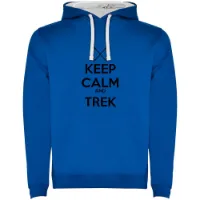 Kruskis Keep Calm And Trek Two-colour Kapuzenpullover Kruskis Keep Calm And Trek Two-colour Kapuzenpullover