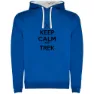 Royal blue / white