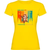 Kruskis Keep Calm Sloth Kurzarm-t-shirt Kruskis Keep Calm Sloth Kurzarm-t-shirt