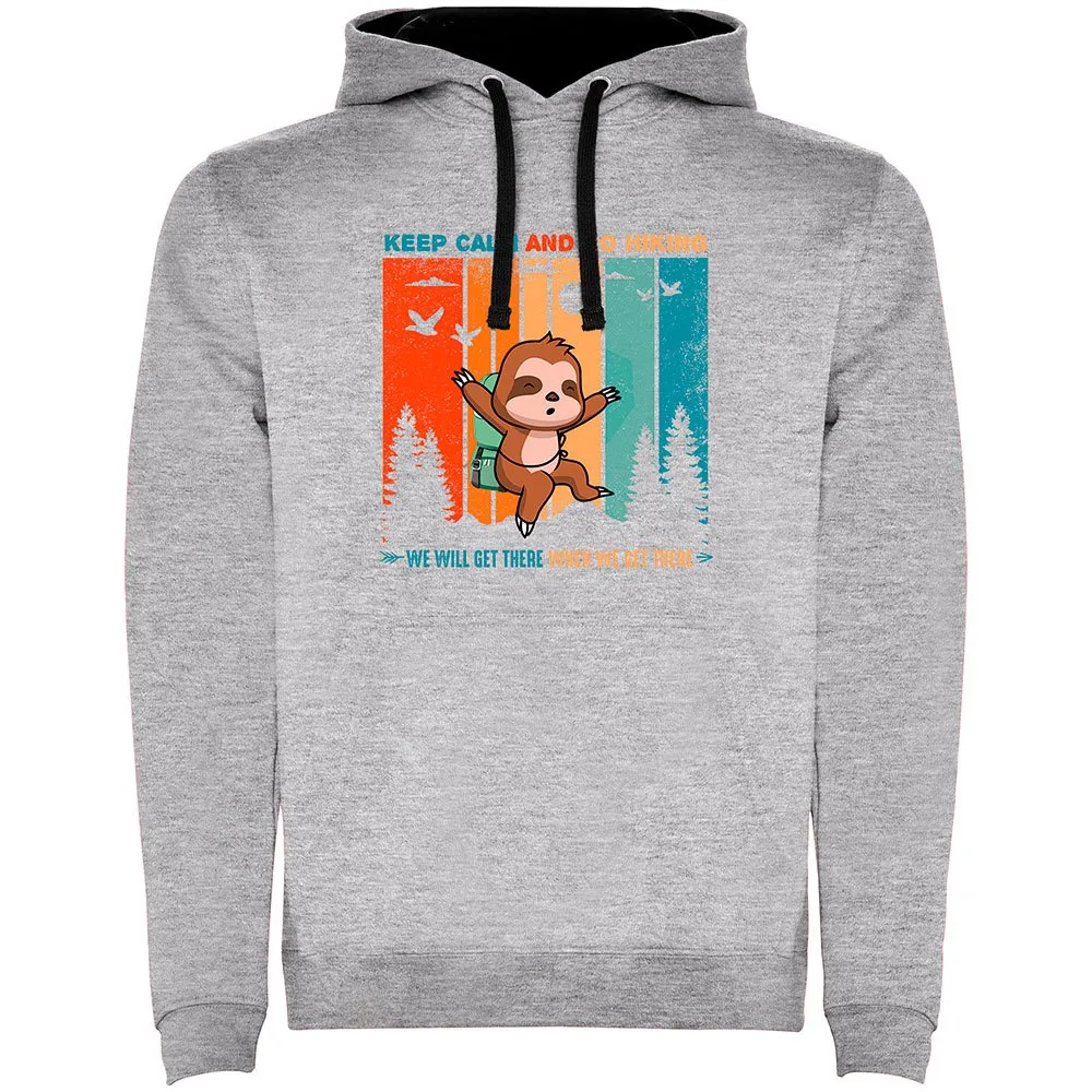 Kruskis Keep Calm Sloth Two-colour Kapuzenpullover