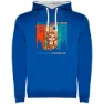 Royal blue / white