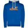 Royal blue / white