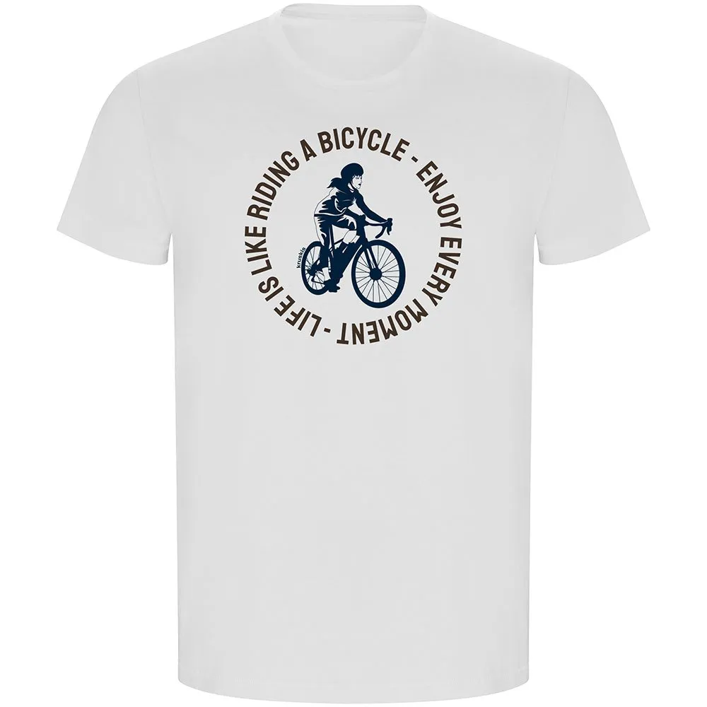 Kruskis Life Is Like Riding Eco Kurzarm-t-shirt Kruskis Life Is Like Riding Eco Kurzarm-t-shirt