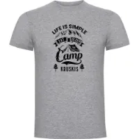 Kruskis Life Is Simple Kurzarm-t-shirt Kruskis Life Is Simple Kurzarm-t-shirt