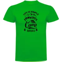 Kruskis Life Is Simple Kurzarm-t-shirt Kruskis Life Is Simple Kurzarm-t-shirt