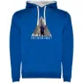 Royal blue / white