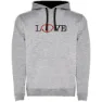Heather grey / black