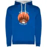 Royal blue / white