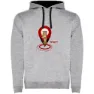 Heather grey / black