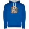 Royal blue / white