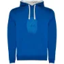 Royal blue / white