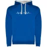 Royal blue / white
